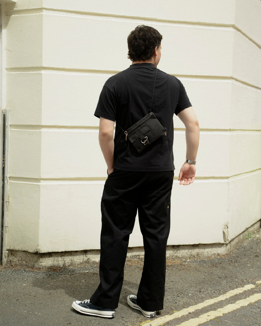 The Mini Utility Crossbody Bag, Black